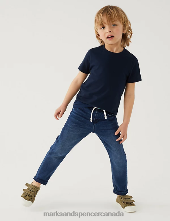 Kids Denim Clothing Marks & Spencer Regular Rainbow Jeans 20VTD7587 - Marks and Spencer online