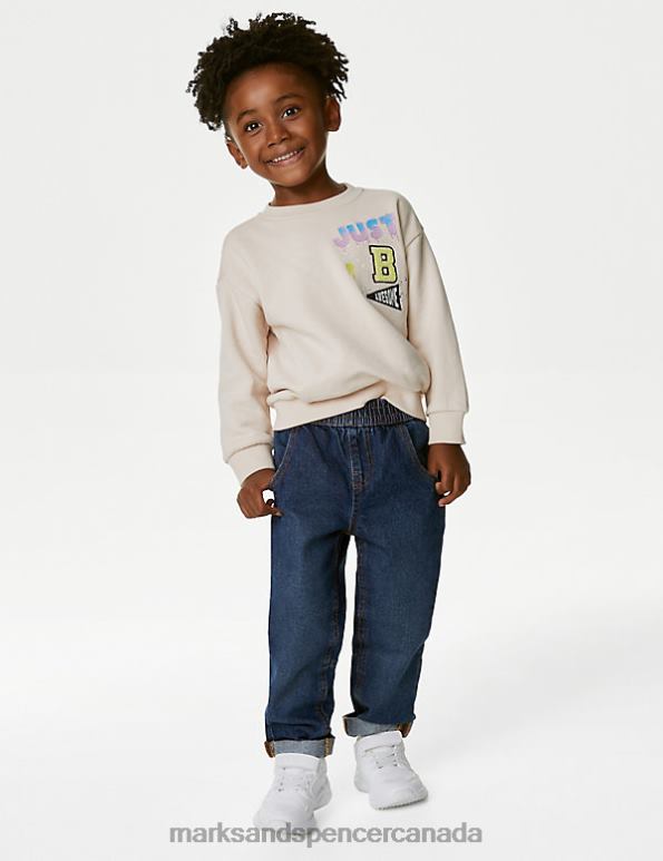 Marks and Spencer sale - Kids Denim Clothing Marks & Spencer Relaxed Jeans 20VTD8377