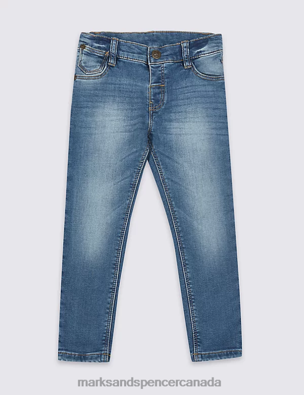 Marks and Spencer Canada - Kids Denim Clothing Marks & Spencer Skinny Leg Jeans 20VTD7603