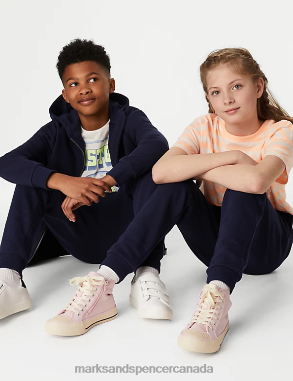 Marks and Spencer near me - Kids Navy Clothing Marks & Spencer Cotton Rich Joggers 20VTD8111