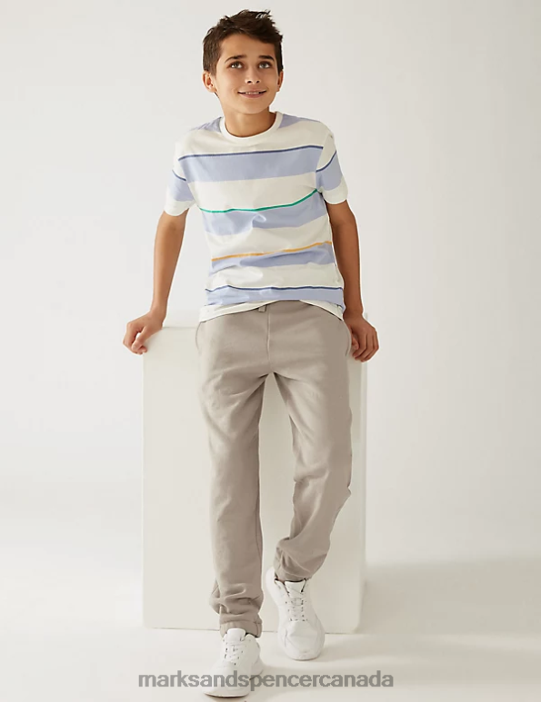 Kids Putty Clothing Marks & Spencer Cotton Rich Joggers 20VTD8768 - Marks and Spencer online