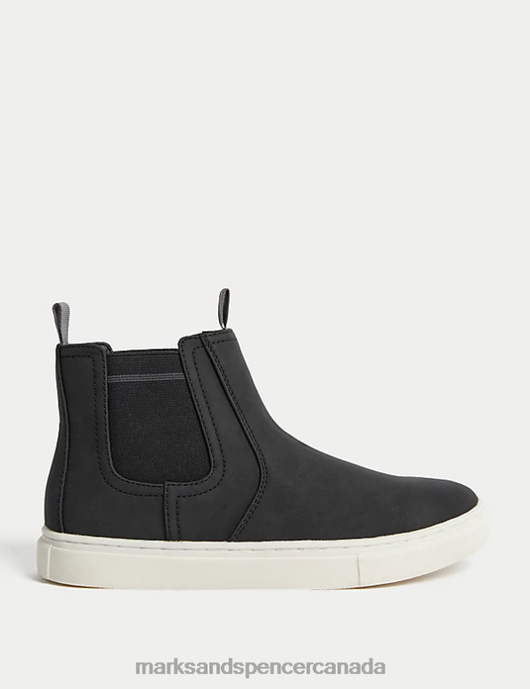 Marks and Spencer near me - Kids Black Footwear Marks & Spencer Freshfeet Chelsea Boots 20VTD8221