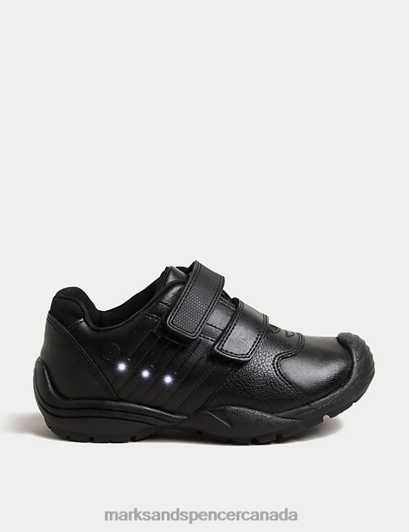 Kids Black Footwear Marks & Spencer Freshfeet Light-Up School Shoes 20VTD8540 - Marks and Spencer online