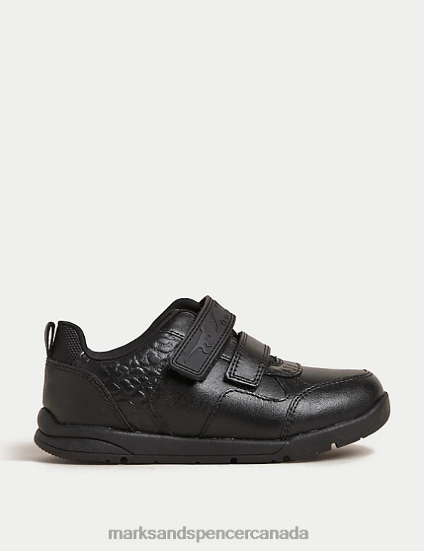 Kids Black Footwear Marks & Spencer Leather Freshfeet School Shoes 20VTD8447 - Marks and Spencer outlet