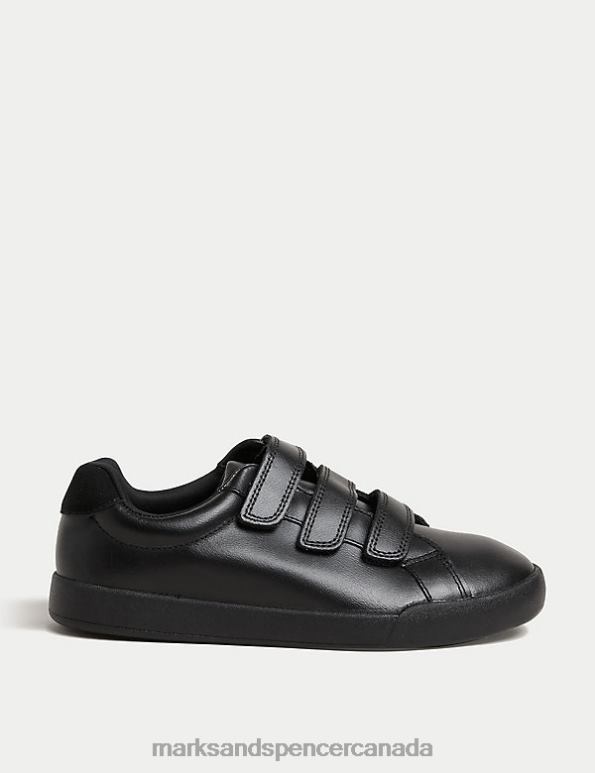 Kids Black Footwear Marks & Spencer Leather Freshfeet School Shoes 20VTD8565 - Marks and Spencer online