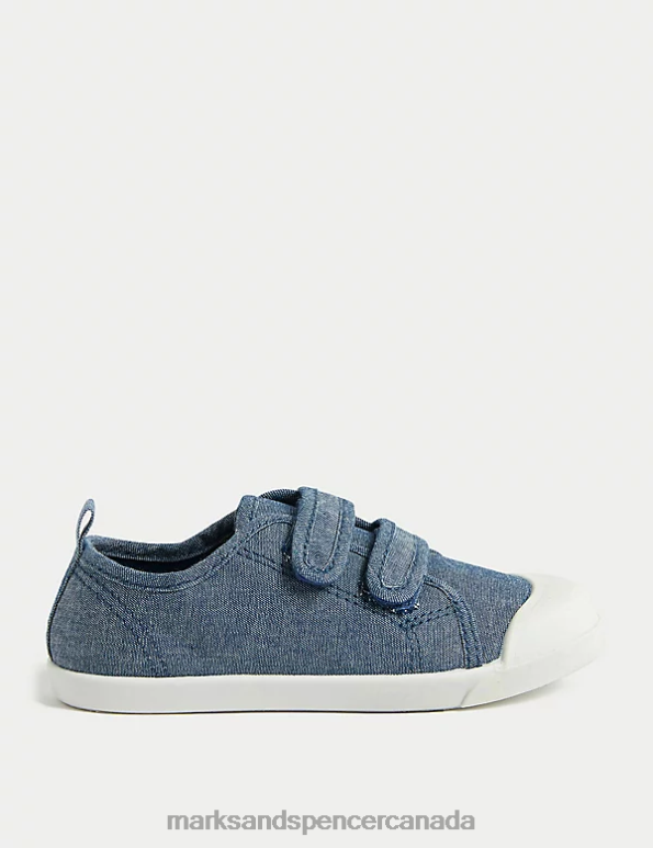 Marks and Spencer sale - Kids Denim Footwear Marks & Spencer Riptape Pumps 20VTD8691