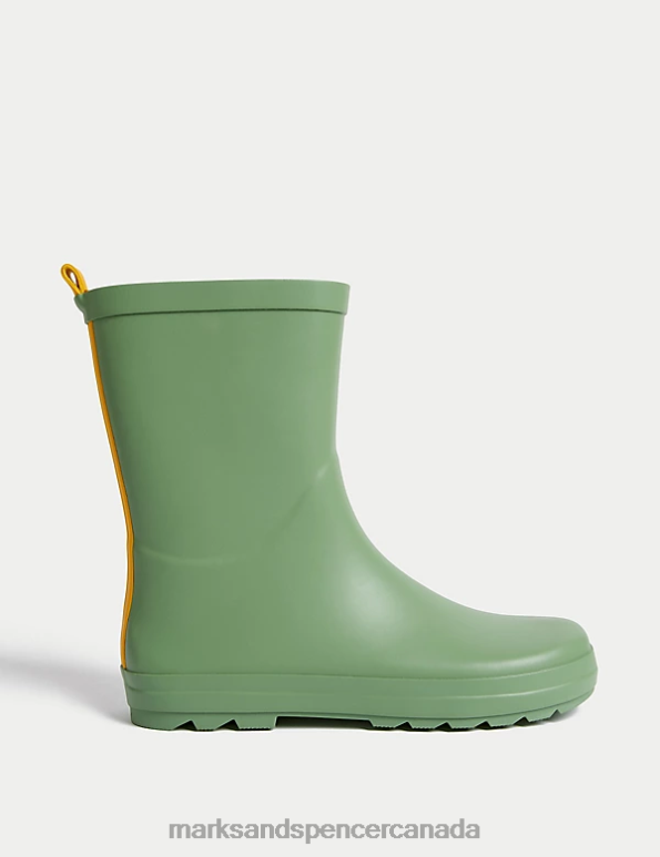 Kids Light Green Footwear Marks & Spencer Freshfeet Wellies 20VTD8731 - Marks and Spencer Canada locations