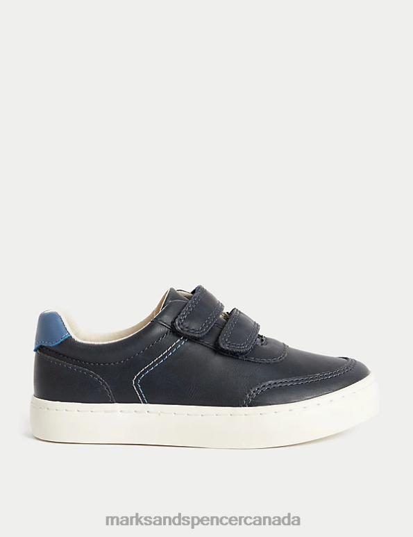 Kids Navy Footwear Marks & Spencer Freshfeet Riptape Trainers 20VTD8053 - Marks and Spencer Canada locations