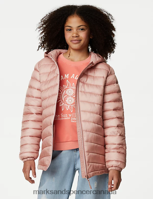 Clothing 20VTD9261 Pink Kids Marks & Spencer Stormwear Lightweight Padded Coat - Marks and Spencer online