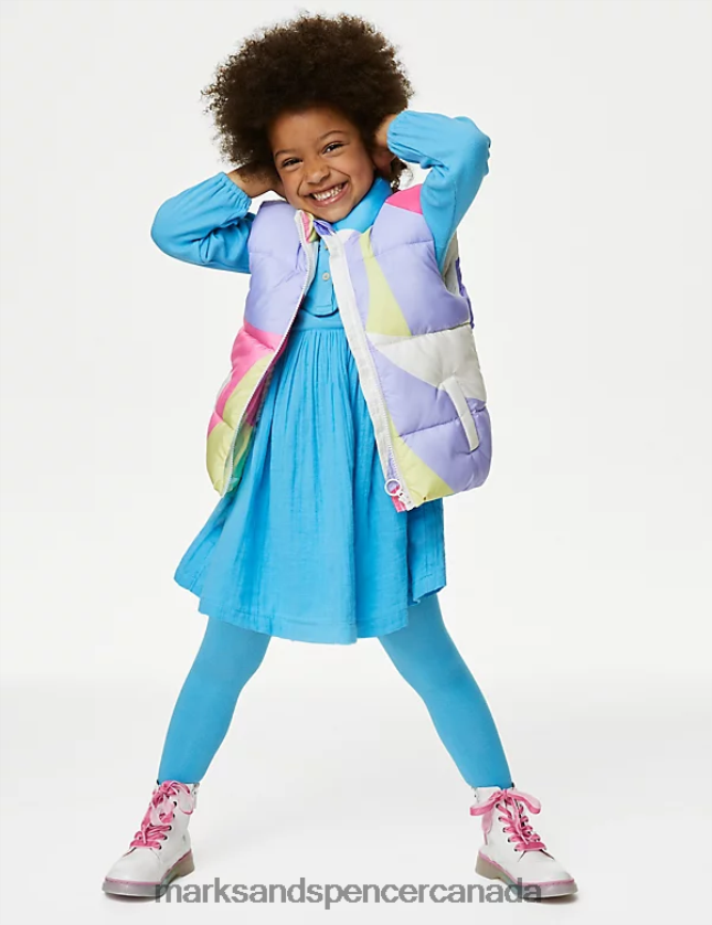 Clothing 20VTD9361 Multi Kids Marks & Spencer Stormwear Colour Block Gilet - Marks and Spencer Canada locations