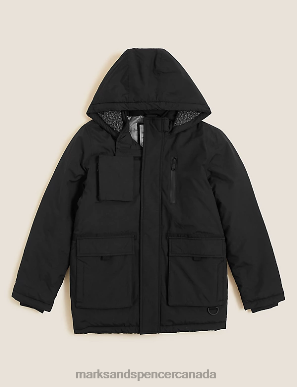 Marks and Spencer sale - Kids Black Clothing Marks & Spencer Stormwear Parka 20VTD8761