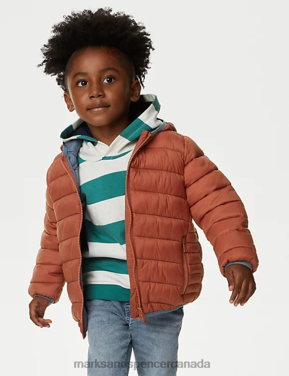 Kids Copper Clothing Marks & Spencer Stormwear Lightweight Padded Jacket 20VTD8168 - Marks and Spencer online