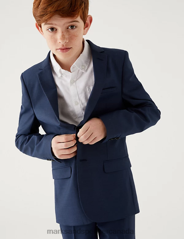 Marks and Spencer sale - Kids Indigo Clothing Marks & Spencer Suit Jacket 20VTD8122