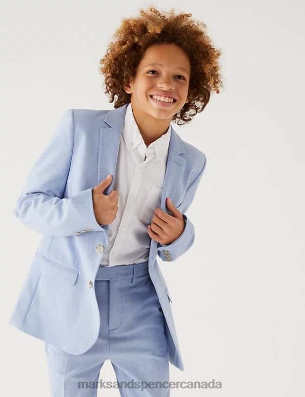 Kids Soft Blue Clothing Marks & Spencer Mini Me Suit Jacket 20VTD7953 - Marks and Spencer Canada locations