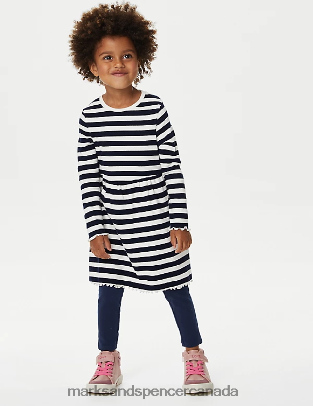 Marks and Spencer near me - Clothing 20VTD9297 Multi Kids Marks & Spencer Cotton Rich Striped Dress