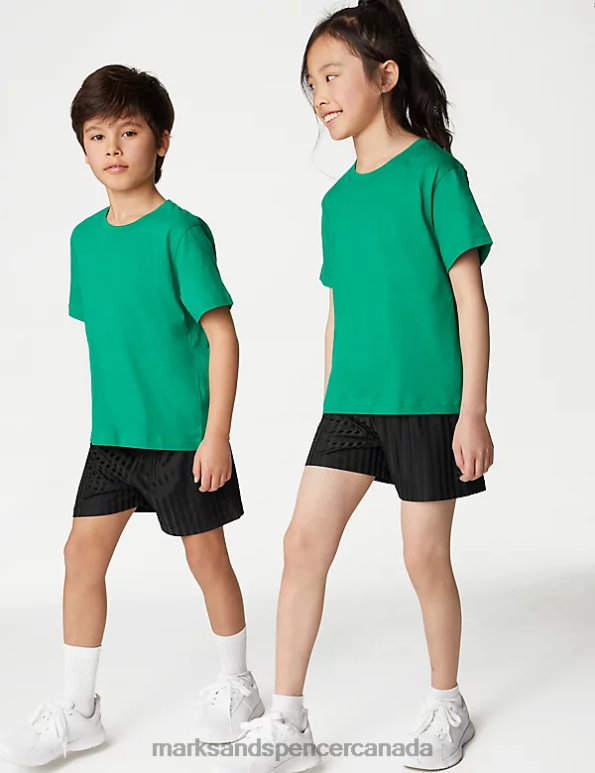 Kids Black Clothing Marks & Spencer Sports School Shorts 20VTD8073 - Marks and Spencer online