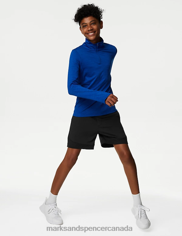 Kids Black Clothing Marks & Spencer Sports Shorts 20VTD8820 - Marks and Spencer Canada locations