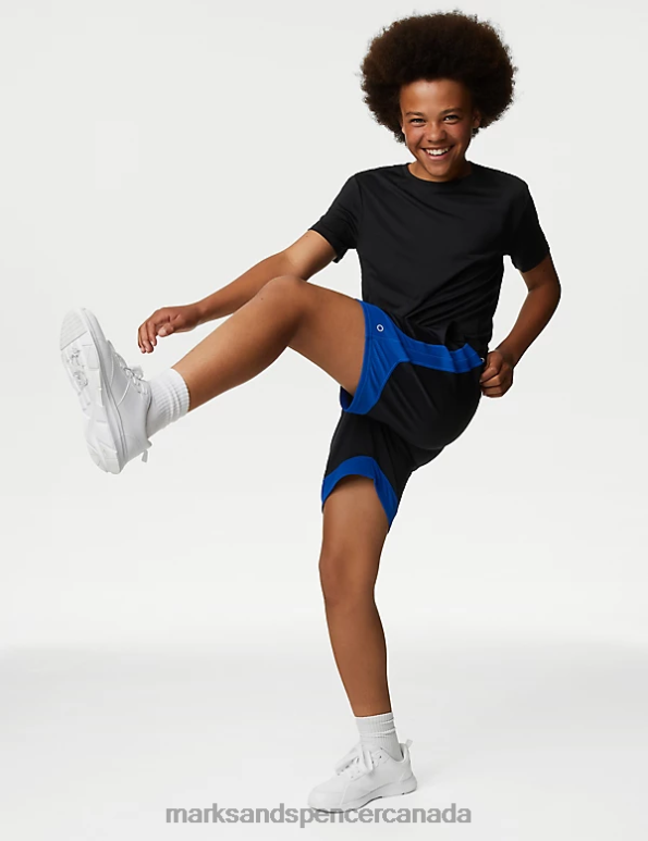 Kids Black Mix Clothing Marks & Spencer Sports Shorts 20VTD8549 - Marks and Spencer Canada locations