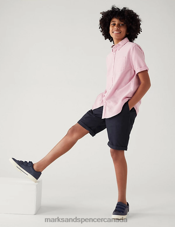 Marks and Spencer near me - Kids Navy Clothing Marks & Spencer Cotton Rich Chino Shorts 20VTD8897