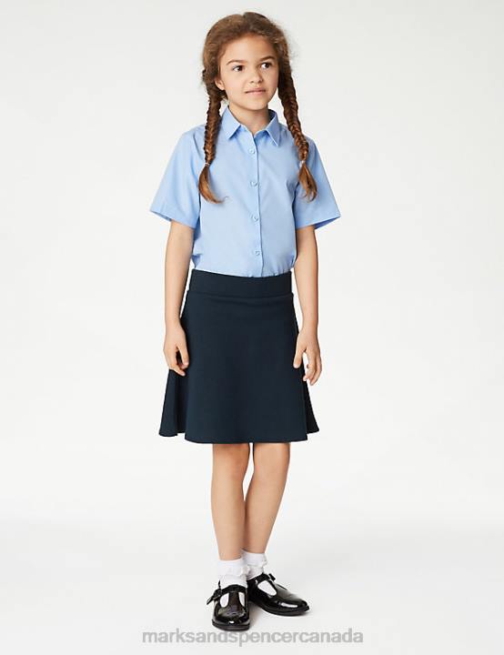 Marks & Spencer Kids Jersey School Skort Clothing Navy 20VTD9100 - Marks and Spencer Canada locations