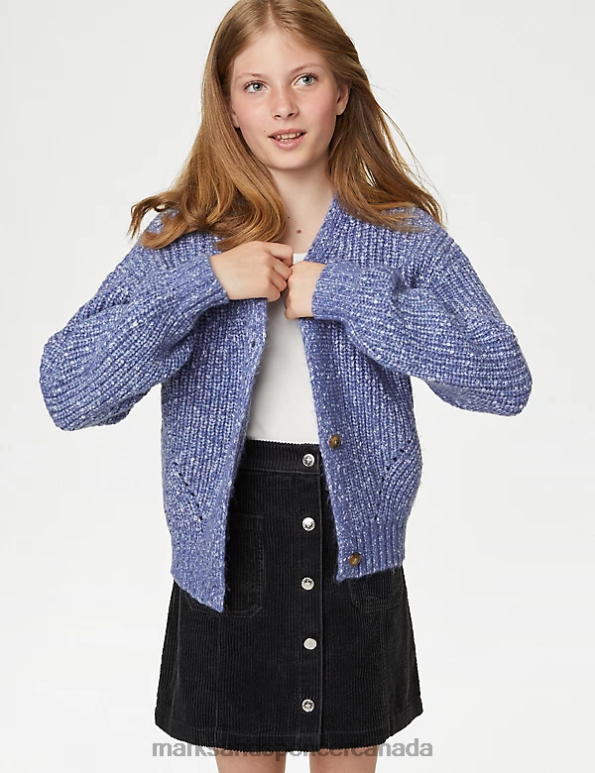 Marks and Spencer sale - Kids Blue Clothing Marks & Spencer Plain Cardigan 20VTD8794