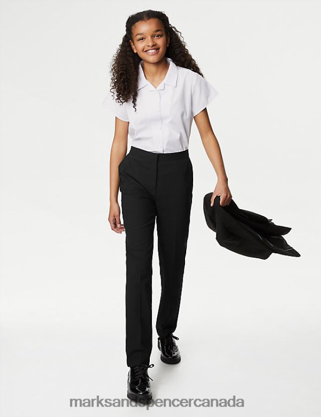 Clothing 20VTD9337 Black Kids Marks & Spencer Super Skinny Leg School Trousers - Marks and Spencer Canada locations