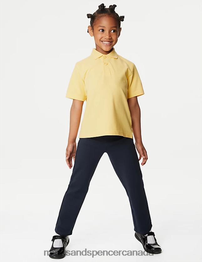 Marks and Spencer near me - Clothing 20VTD9470 Navy Mix Kids Marks & Spencer Regular Leg Jersey School Trousers