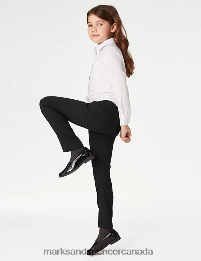 Clothing 20VTD9743 Black Kids Marks & Spencer Slim Leg School Trousers - Marks and Spencer Canada locations