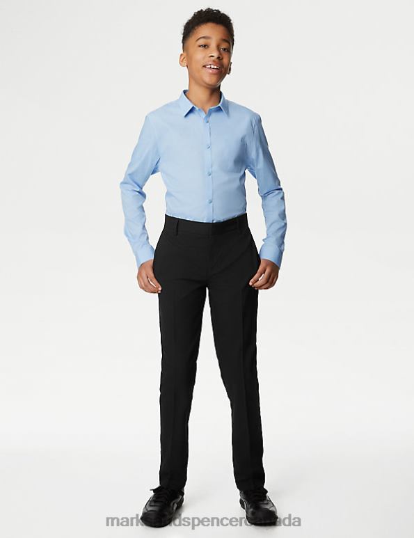 Marks and Spencer Canada - Kids Black Clothing Marks & Spencer Skinny Leg Plus Waist School Trousers 20VTD8444