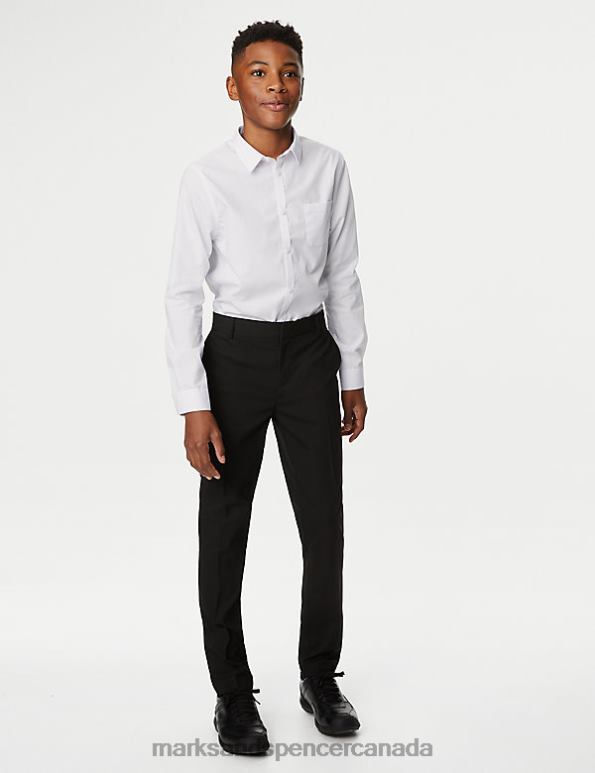 Marks and Spencer Canada - Kids Black Clothing Marks & Spencer Super Skinny Leg School Trousers 20VTD8644