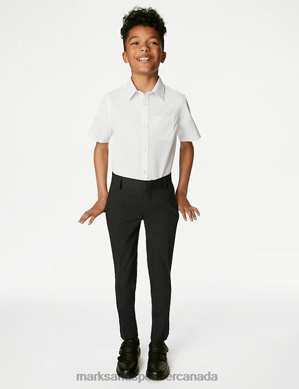 Kids Charcoal Clothing Marks & Spencer Super Skinny Leg School Trousers 20VTD8403 - Marks and Spencer online