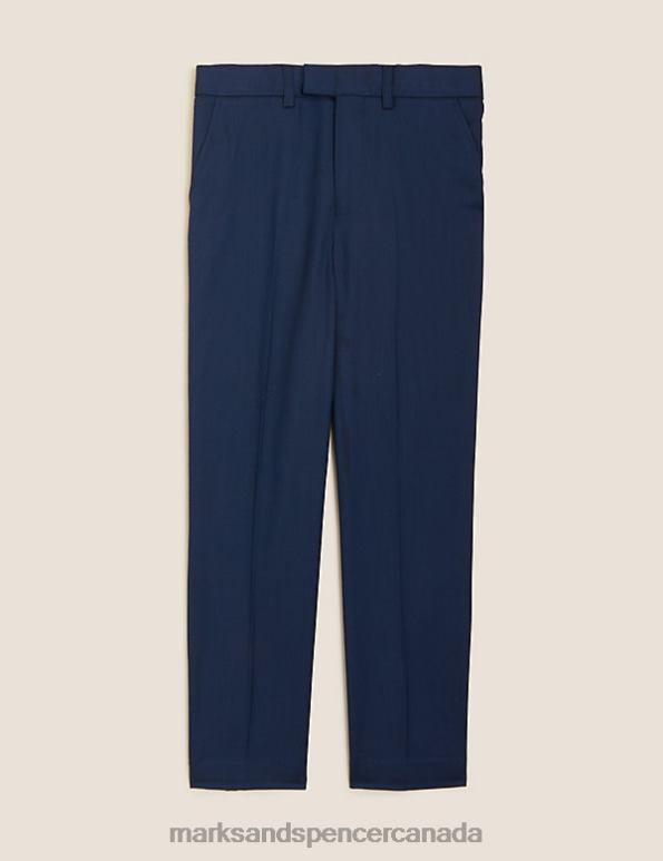 Marks and Spencer near me - Kids Indigo Clothing Marks & Spencer Mini Me Suit Trousers 20VTD8671