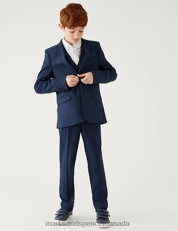 Kids Indigo Clothing Marks & Spencer Slim Suit Trousers 20VTD8406 - Marks and Spencer Canada locations