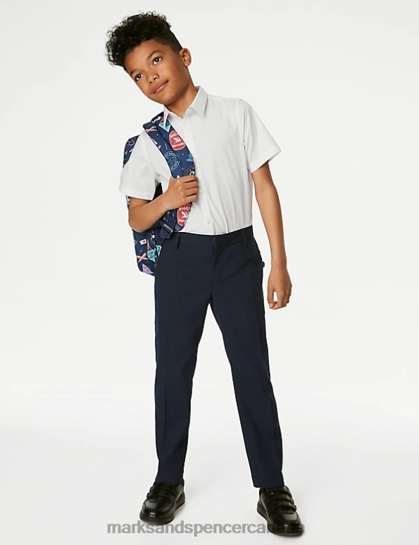 Marks and Spencer sale - Kids Navy Clothing Marks & Spencer Slim Leg School Trousers 20VTD8233