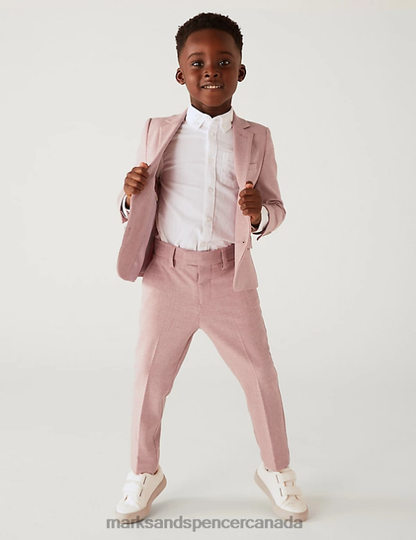 Marks and Spencer near me - Kids Pink Clothing Marks & Spencer Mini Me Suit Trousers 20VTD7813