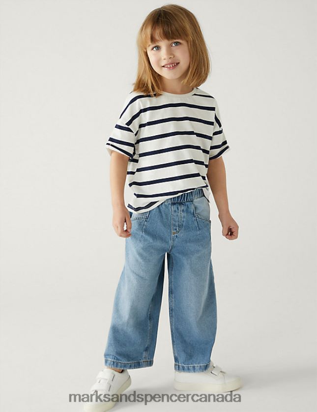 Clothing 20VTD9636 Denim Kids Marks & Spencer Wide Leg Jeans - Marks and Spencer online