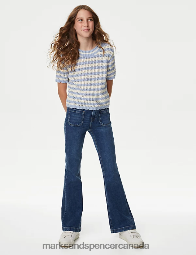 Clothing 20VTD9715 Denim Kids Marks & Spencer Flared Jeans - Marks and Spencer online