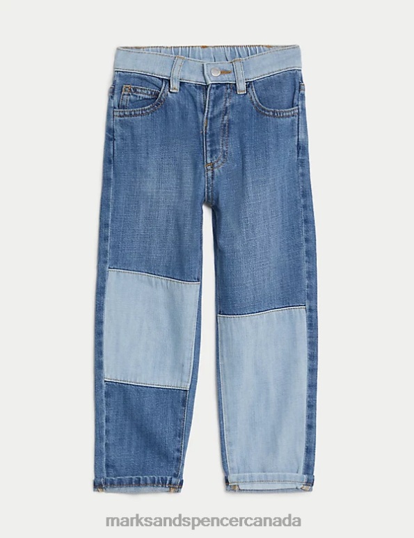 Marks and Spencer near me - Kids Denim Clothing Marks & Spencer Mom Cotton Rich Elasticated Waist Jeans 20VTD8966