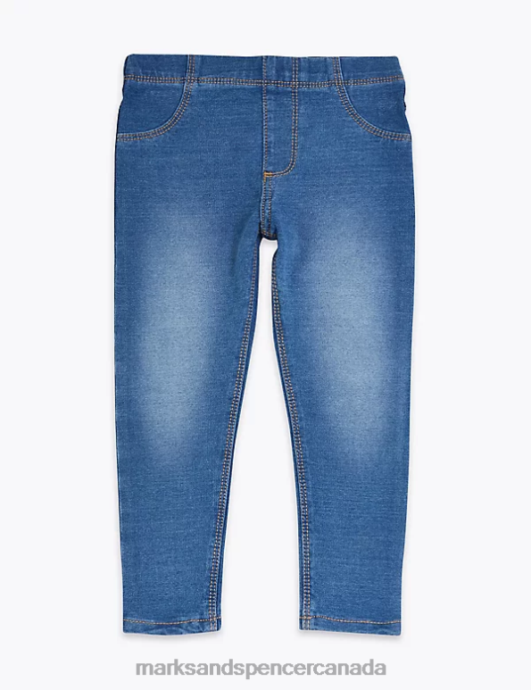 Kids Light Denim Clothing Marks & Spencer Denim Jeggings 20VTD7767 - Marks and Spencer online