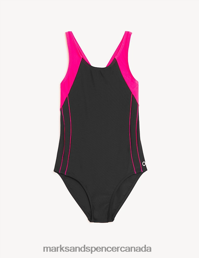 Marks and Spencer near me - School Uniform 20VTD9811 Black Mix Kids Marks & Spencer Sports Swimsuit