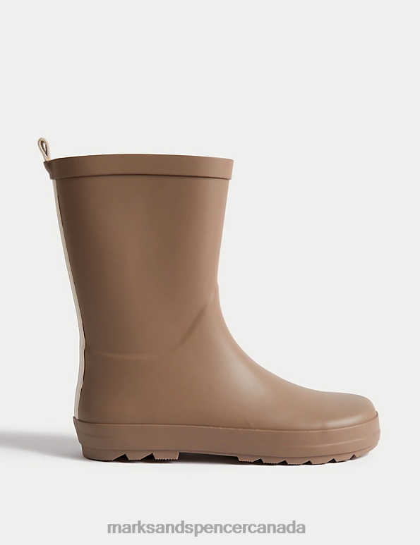 Marks and Spencer sale - Kids Mink Footwear Marks & Spencer Freshfeet Wellies 20VTD8925