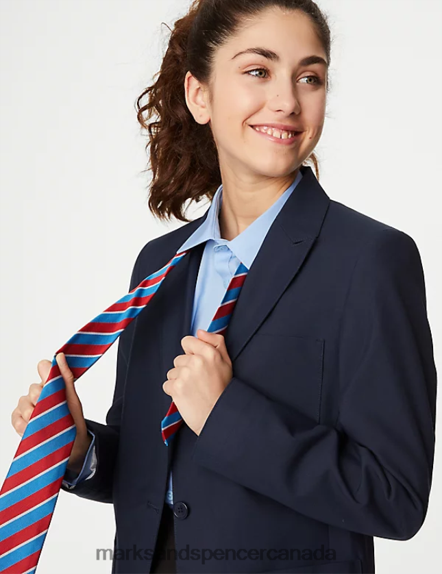 Marks and Spencer Canada - School Uniform 20VTD9416 Navy Kids Marks & Spencer Slim Fit School Blazer