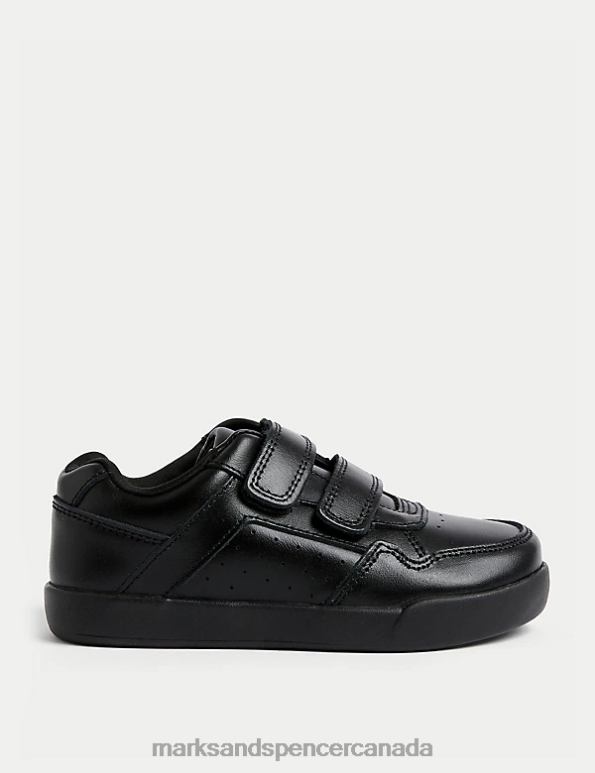 Marks and Spencer Canada - Kids Black School Uniform Marks & Spencer Leather Freshfeet School Shoes 20VTD8567