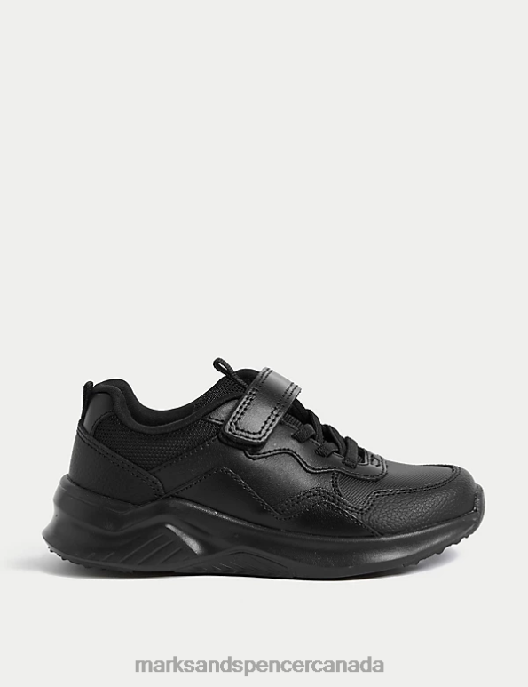 Marks and Spencer sale - Kids Black School Uniform Marks & Spencer Leather Freshfeet School Shoes 20VTD8613