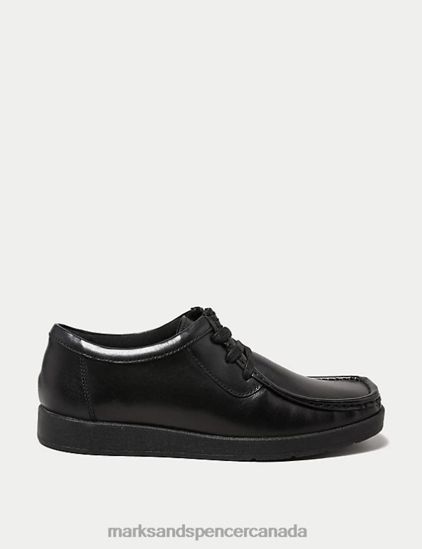 Kids Black School Uniform Marks & Spencer Leather Lace School Shoes 20VTD8718 - Marks and Spencer online