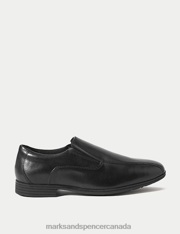 Kids Black School Uniform Marks & Spencer Leather Slip-on School Shoes 20VTD8637 - Marks and Spencer online