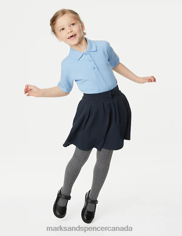 Marks and Spencer near me - Kids Navy School Uniform Marks & Spencer Jersey Pleated School Skirt 20VTD8810