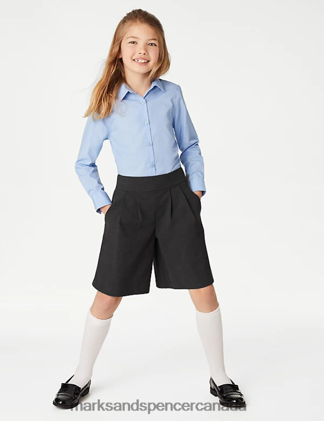 Marks and Spencer near me - School Uniform 20VTD9794 Grey Kids Marks & Spencer Pleat Front School Culottes