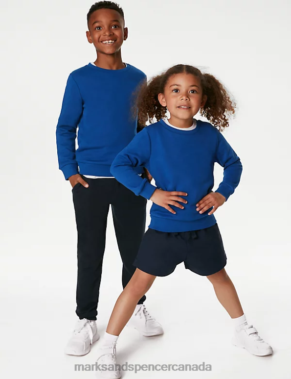 Kids Royal Blue School Uniform Marks & Spencer Regular Fit School Sweatshirt 20VTD8239 - Marks and Spencer Canada locations