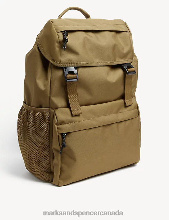 Marks and Spencer Canada - Men Brown Accessories Marks & Spencer Pro-Tect Scuff Resistant Backpack 20VTD6147